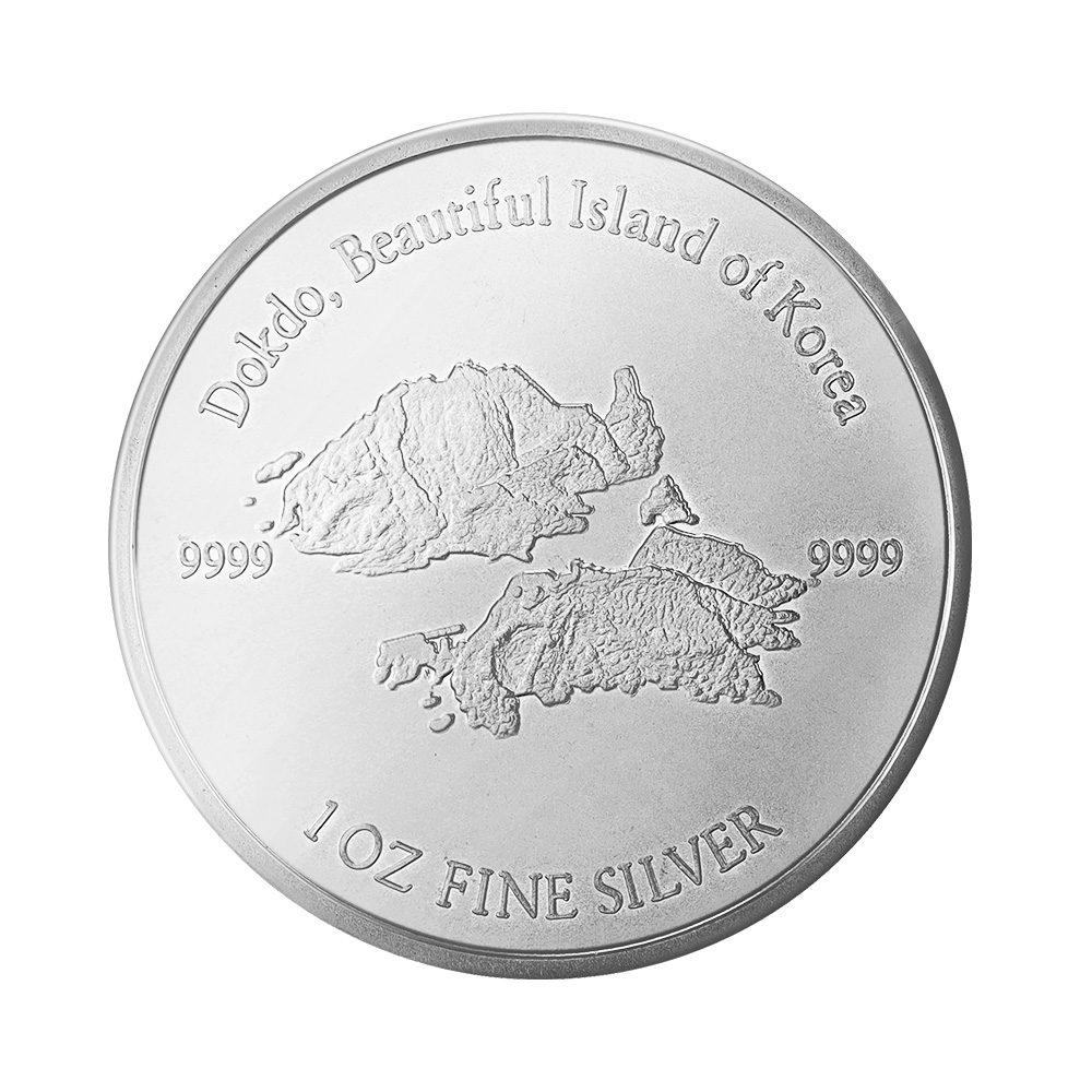 1온스 실버 독도 불리온 메달