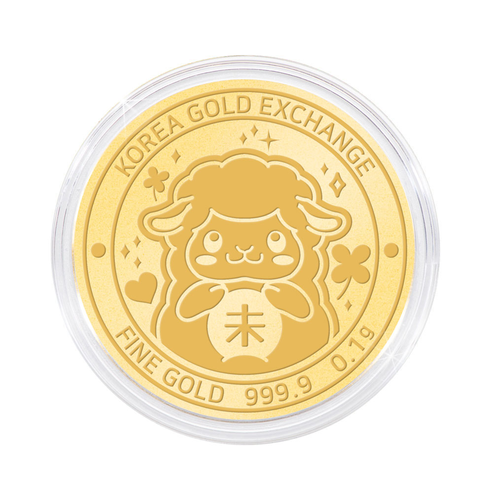 한국금거래소 12지신 순금 코인(메달) 세트 1.2g